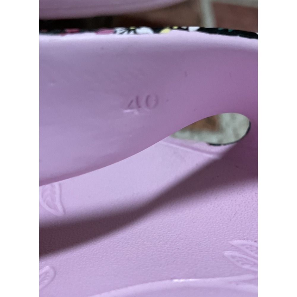 Alegria by PG Lite Ode Water Resistant Floral Thong Sandals Size 40 9.5-10 Woman - Picture 7 of 7
